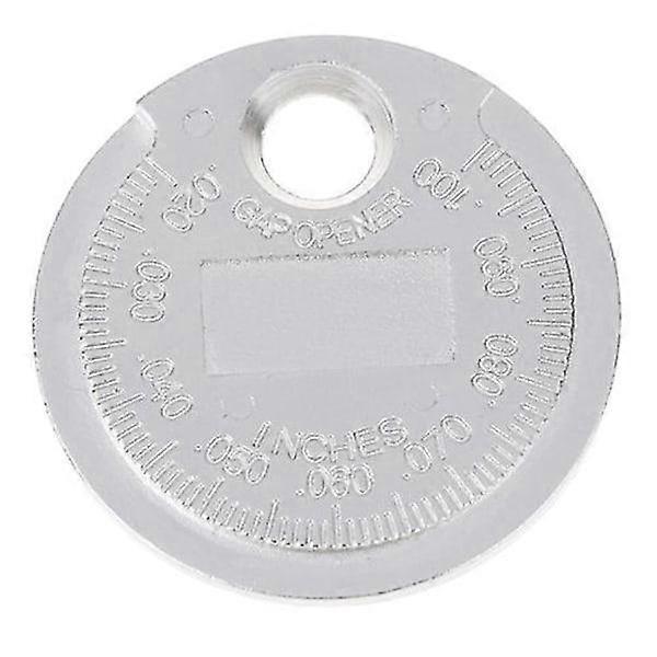 5pcs 0.6-2.4mm Coin Type Ignition Pin Gap Measuring Tool