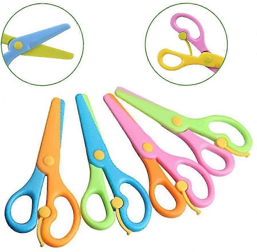 Preschool Training Scissors,4pcs Children