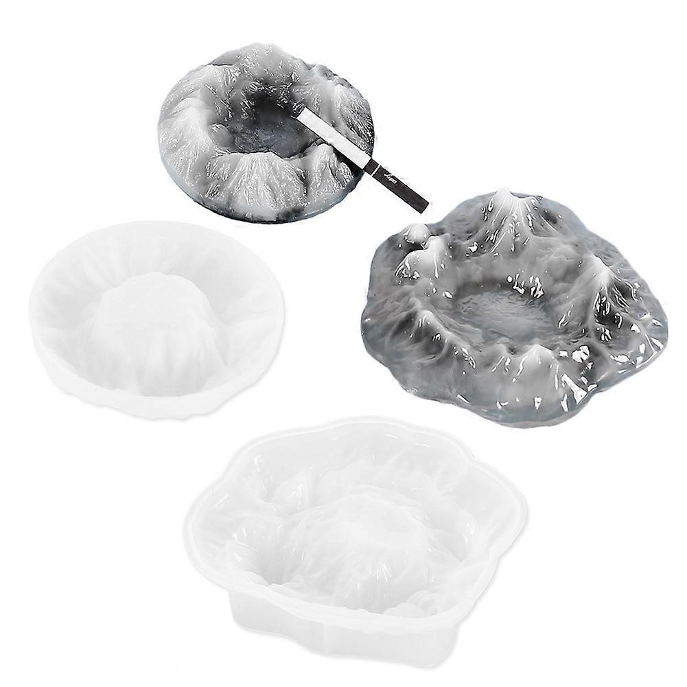 2pcs Diy Crystal Glue Dropping Silicone Icebe Mold