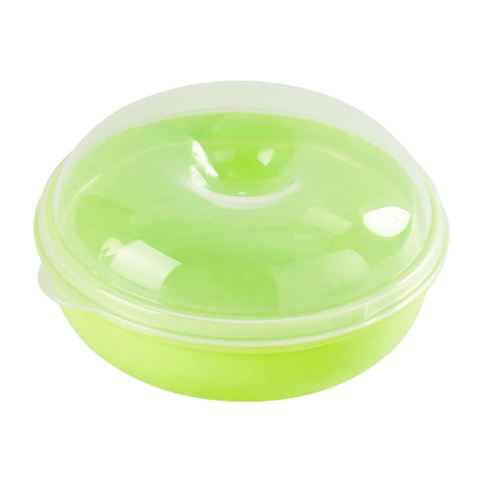 Bagel Container Round Sandwich Box Bagel Keeper Holder Bread Storage Box Bagel Saver Container for Home Kitchen Bagel Carrying Case with Airtight Lid