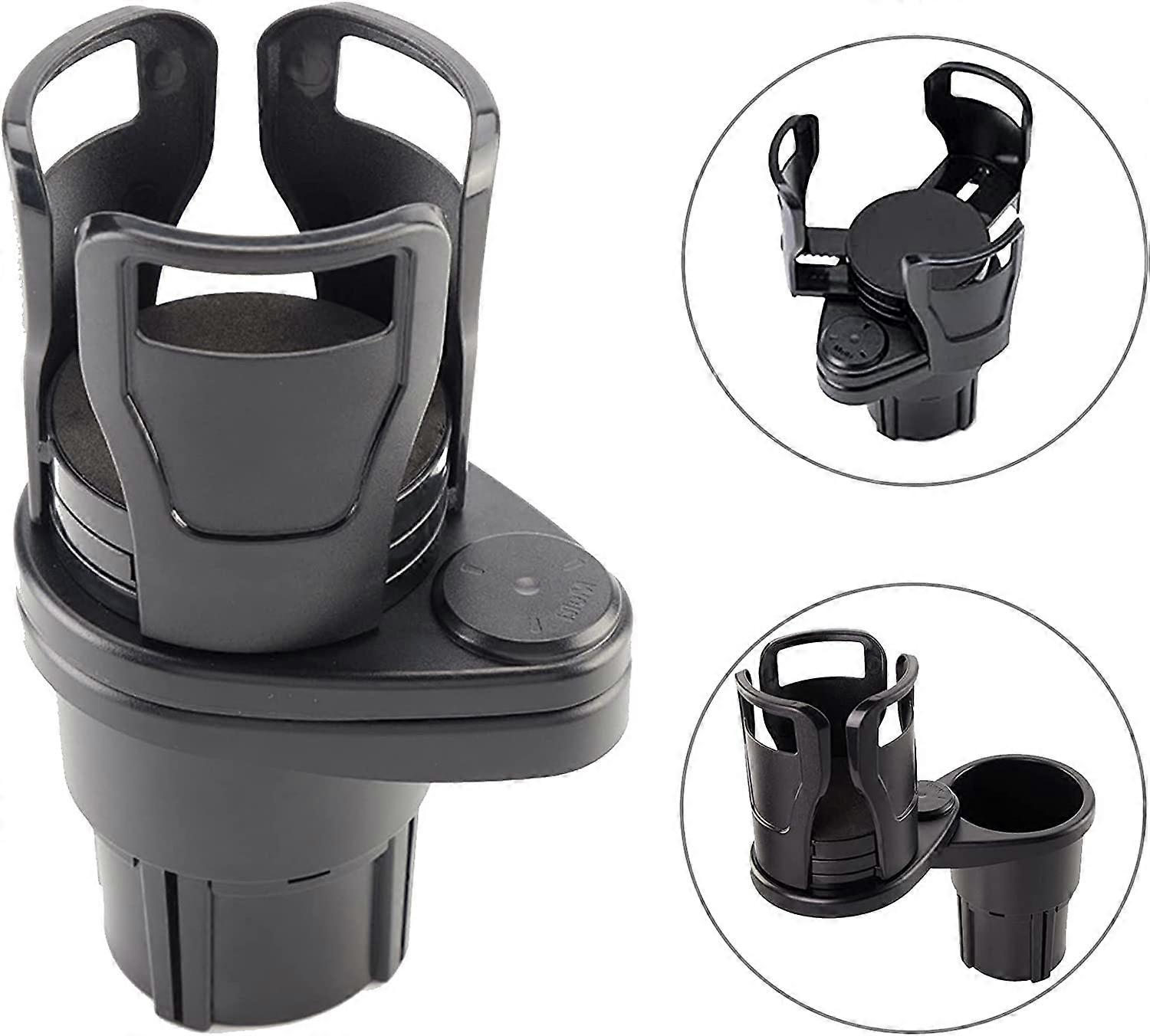 2 in 1360Rotating Car Cup Holder,,Adjustable Cup Mouth