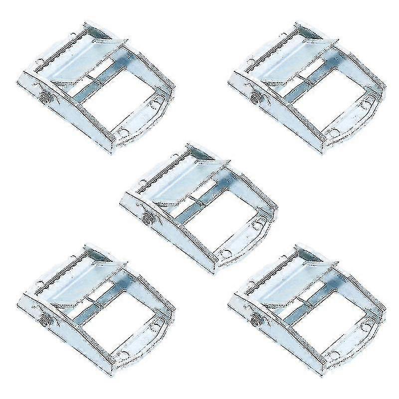 5pcs Strong Webbing Strap Buckle Zinc Alloy Lock Buckles Durable Press Buckle