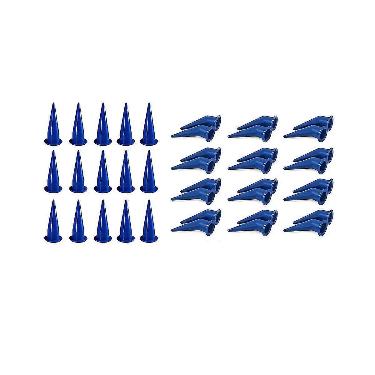 50 Pieces Angle Nozzle Right Angle compatible with Bulk Caulk Tool, Cones Nozzles Caulking Nozzle Caulk Nozzle