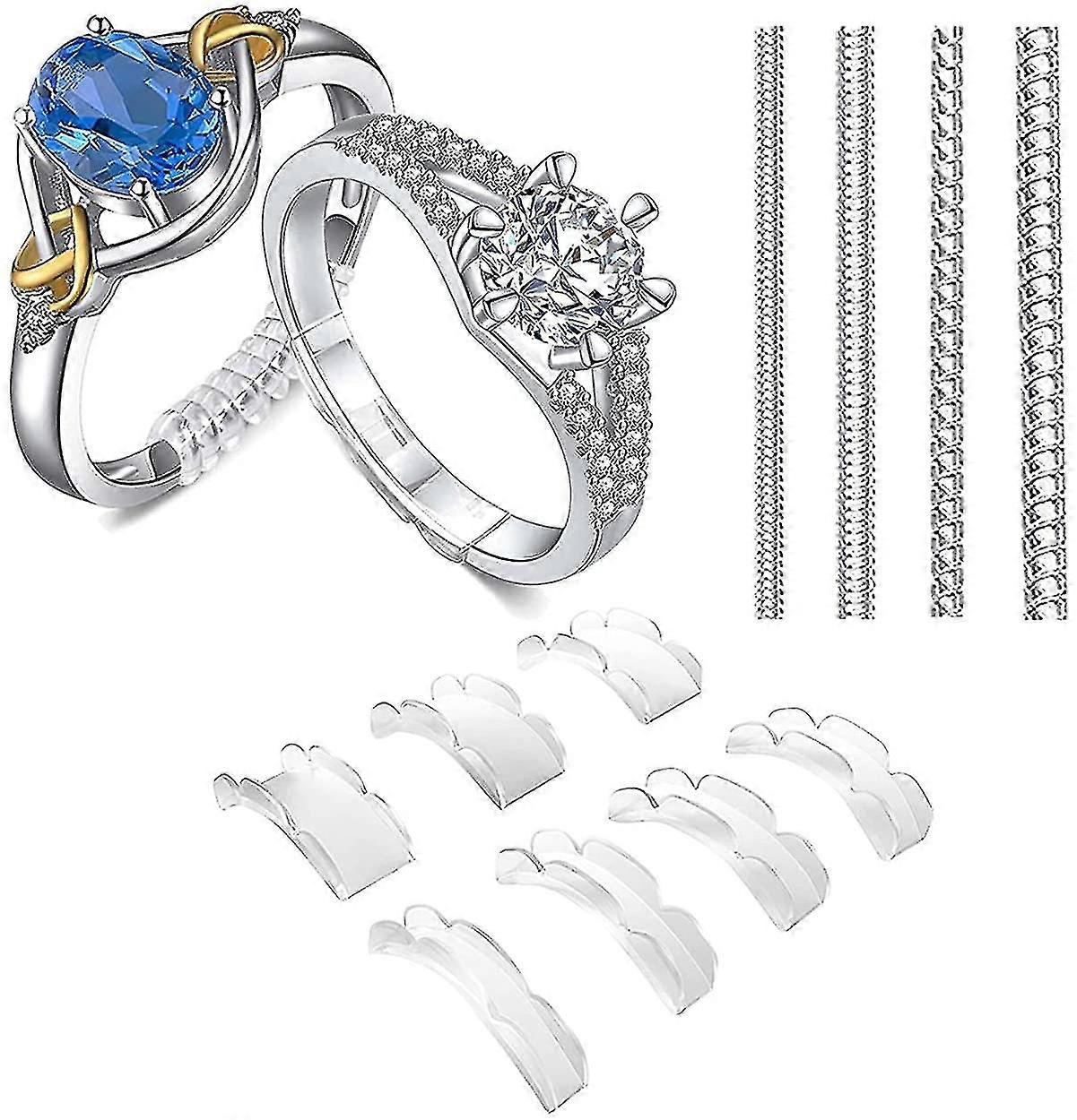 Ring Size Adjuster For Loose Rings (18 Pcs), Ring Resizer For Ring Adjuster