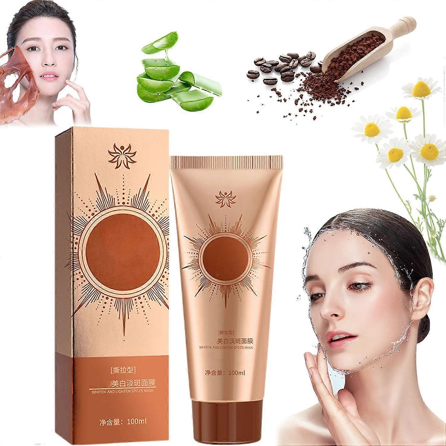 Herbal Spots Peel-Off Facial Mask, Spot Peel off Mask, Anti-Aging Anti-Wrinkle Tear-Off Mask, Deep Nourishment & Pore Tightening