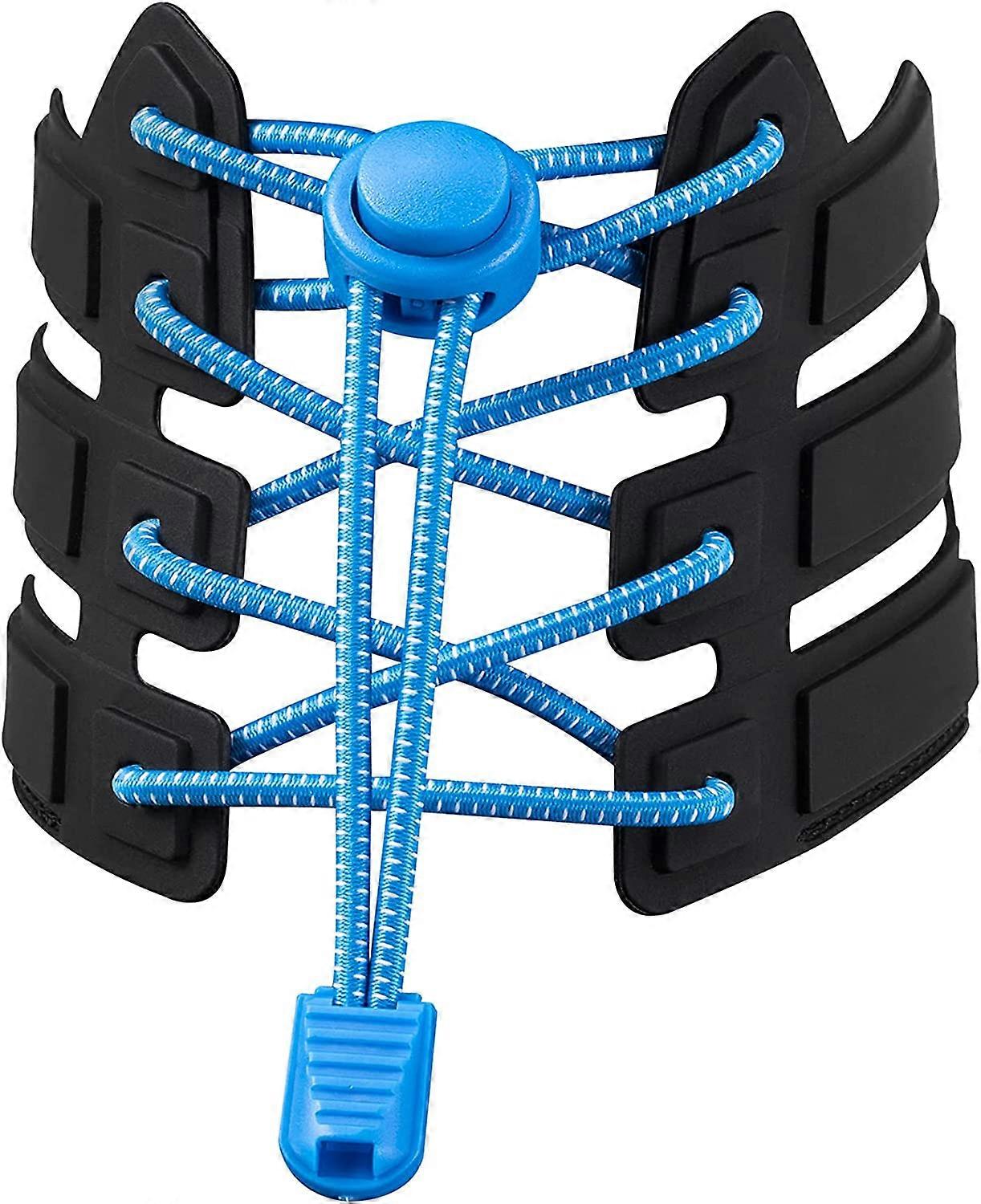 Lacci elastici per scarpe senza lacci (1 paio) Lacci di bloccaggio indipendenti in lattice estensibile per bambini e adulti