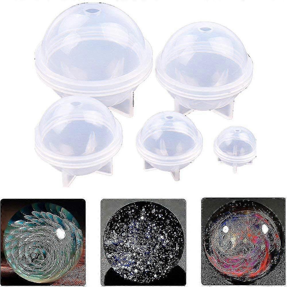 Diy Sphere Round Silicone Mold For Resin