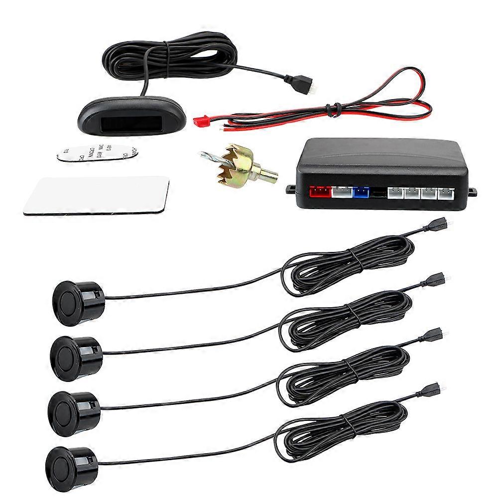 Parking Sensor System 12V DC Car Automatic Parktronic LCD Cars Parking Sensor Car Reversing Radar Buzzer Detector System