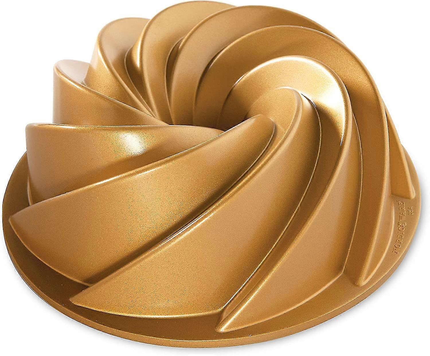 Cast Aluminium, Cake With Elegant Patterngold1pcs