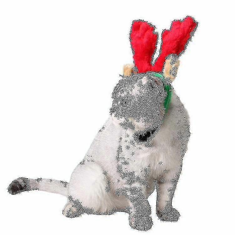 Natale Pet Supplies Cappello cucciolo Ornamenti per le vacanze Antlers Fascia, taglia: L (xiatian)