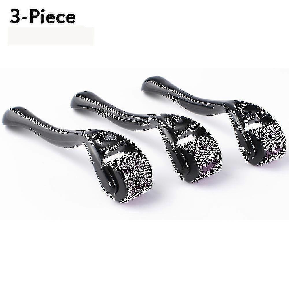 3pcs Derma Roller Micro Needles Set, Titanium Micro Needling Roller