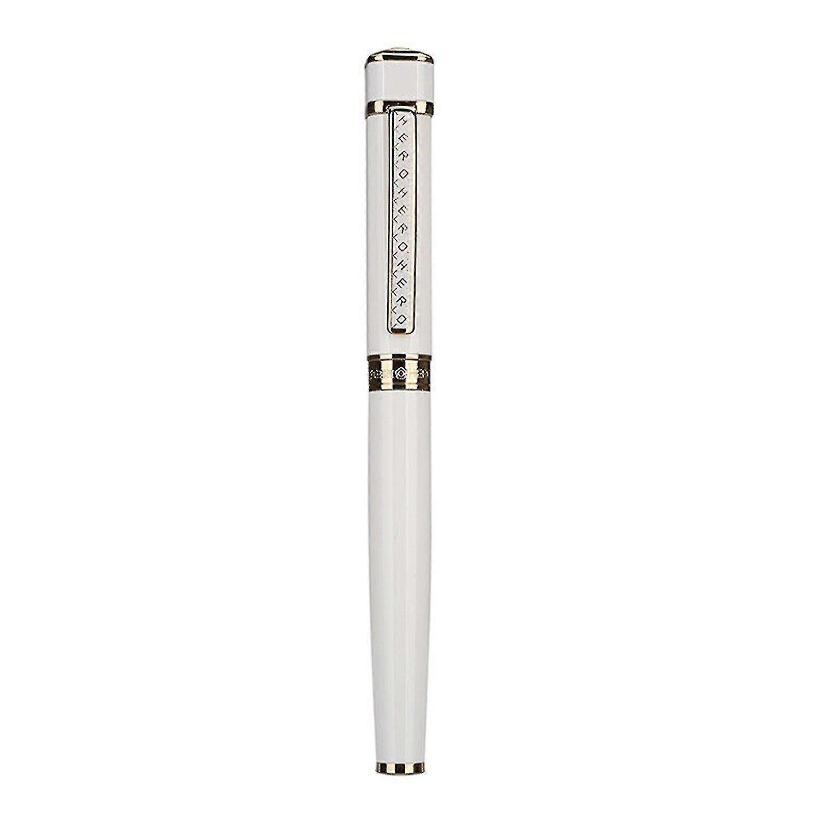 Metal Fountain Pen Square Cap En Plates Clip Nib 0.5mm Ink Penuk