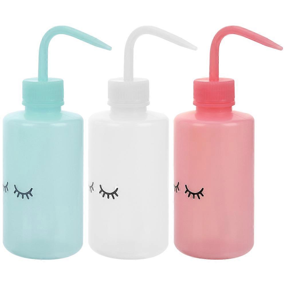3 stk vaskeflasker tatovering vask flaske vann sprut flaske klemme flaske (250ml)