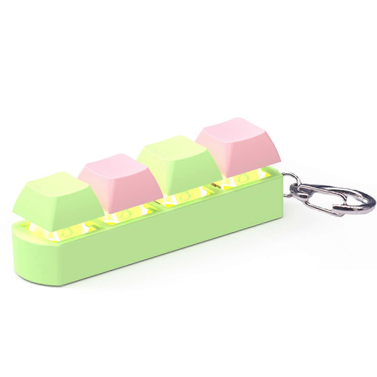 4-Key Keyboard Fidgets Toy for Stress Relief Lightweight Decompression Toy for Boy Girls Women Men