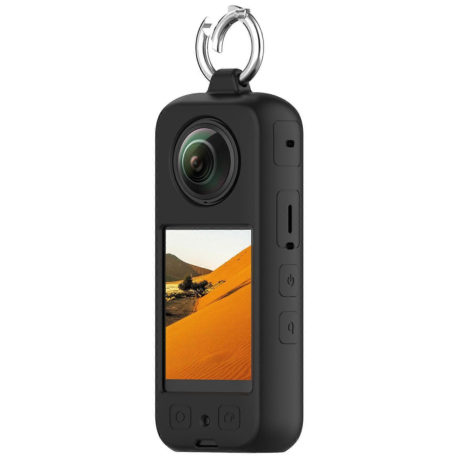 Soft Silicone Case for Insta360 X3 Action Camera Dustproof Protective Cover