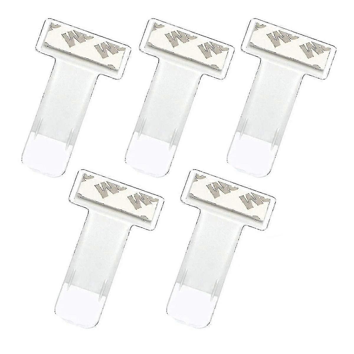 5 Pcs Parking Permit Holder,transparent Plastic Car Self-adhesive