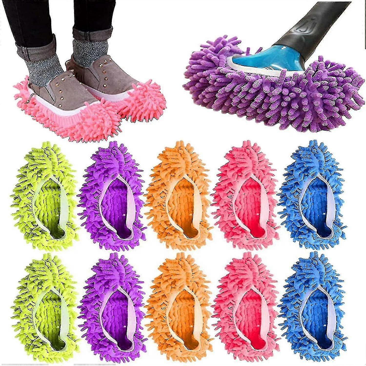 10 Pack Mop Slippers Cleaner Sweeper Office Bathroom Kitchen O