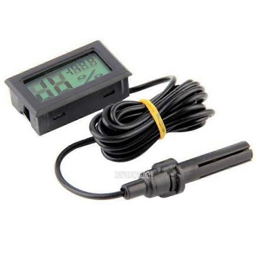 Mini LCD Digital Embedded Temperature Humidity Meter Digital LCD Display Indoor Convenient Temperature Sensor Humidity Meter