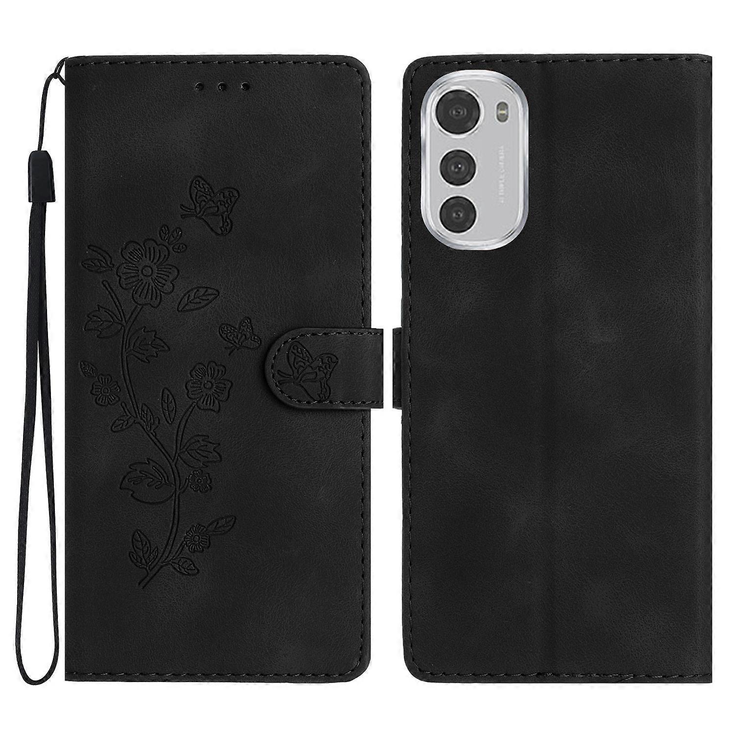 Flower Leather Case For Motorola Moto E32