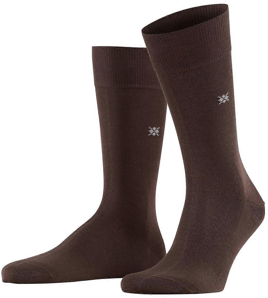 Burlington Dublin Socks - Chocolate Brown