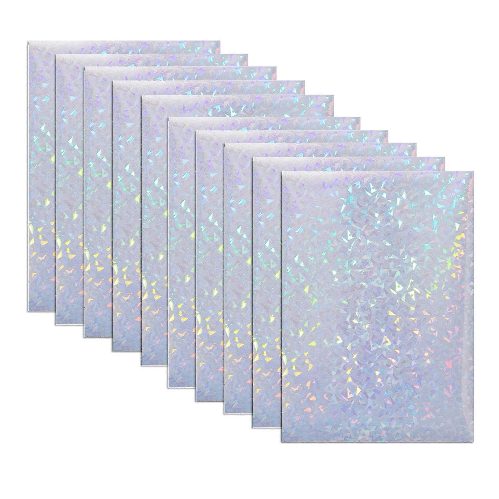 Inkjet Printing 10 Sheets Diamond Pattern Holographic Wrapping Printing Paper