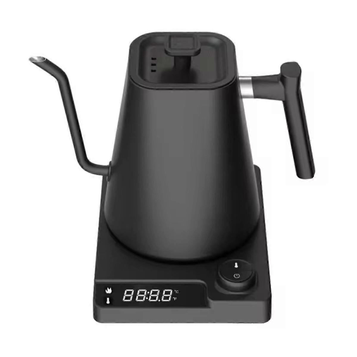 Gooseneck Electric Kettle with Precise Temperature Control, Ideal for Coffee and Tea, Stainless Steel Design UK Plug