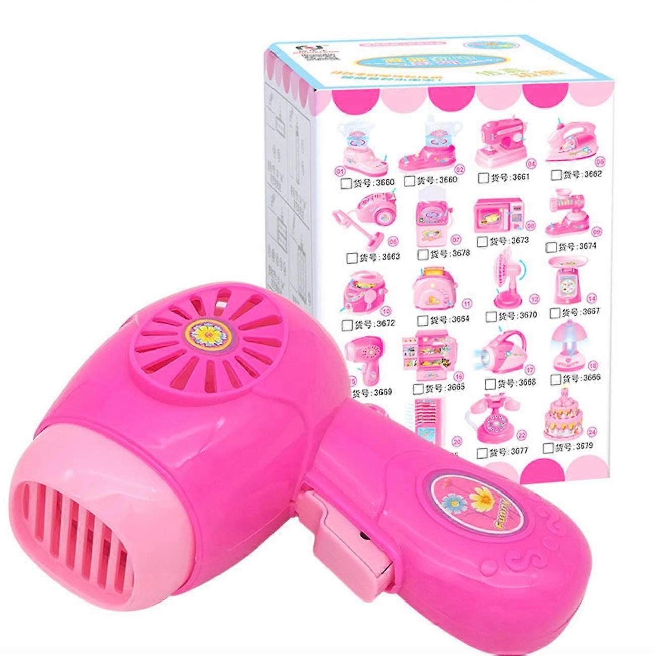 Mini Electric Simulation Hair Dryer Toy for Children