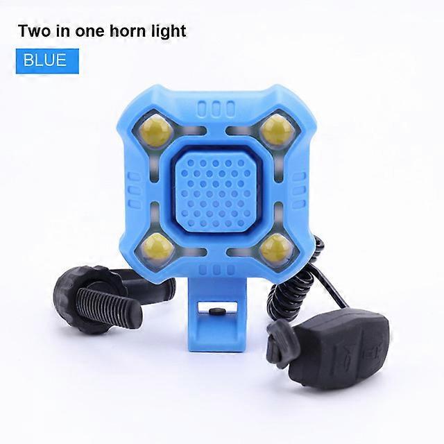 Bicycle Parts 140dB Bike Bell 4 Lamp Cycling Light 1200mAh Electric Horn Waterproof USB Charging Doorbell Loud Alarm Bicycle Bell