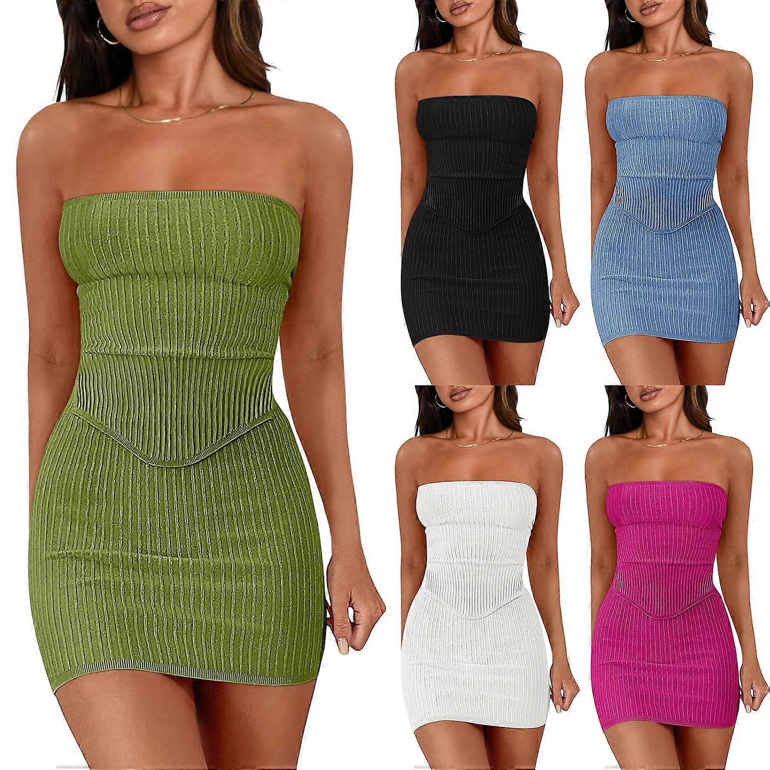 Naisten kaksiosaiset asut, kesäiset yhteensopivat setit, crop topit ja bodycon-hame