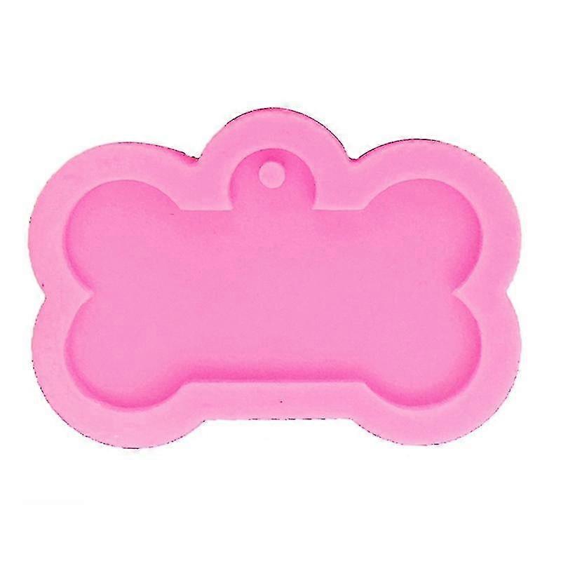 Shiny Tag Label Dog B Keychain Silic Mold Crafts Epoxy Resin Mold