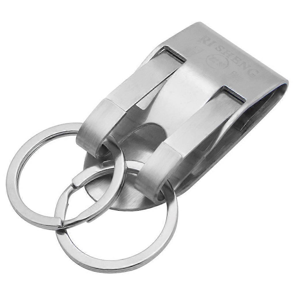 Fashion Key Holder with Belt Clip and Key Double Ring/ Single Ring for Unisex