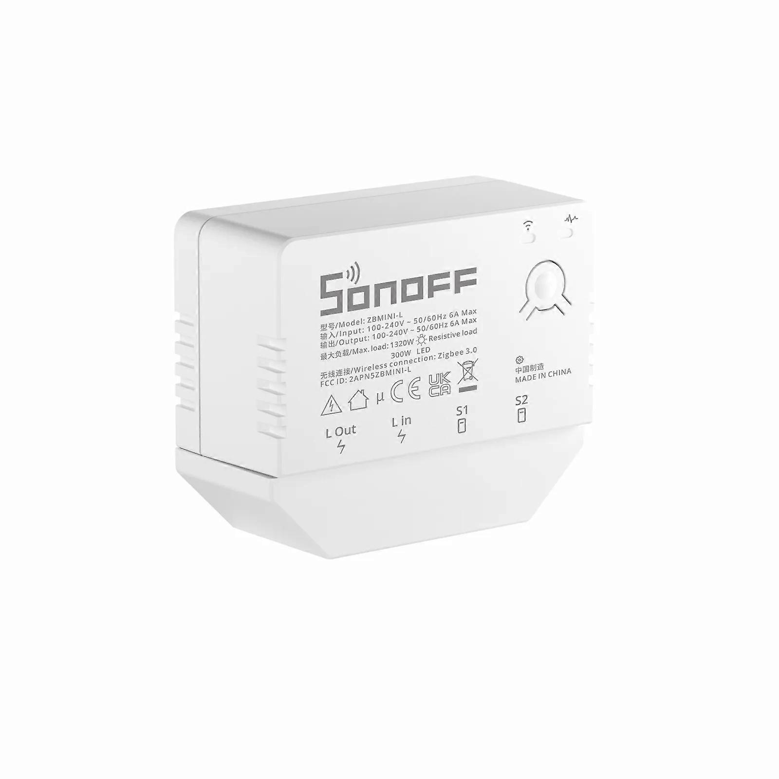 Zbmini-l single firewire zigbee 3.0 smart switch home on off voice remote