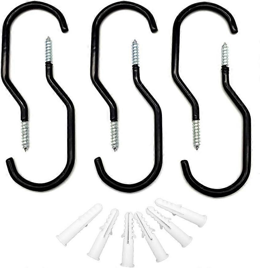 6 Pcs Bicycle Storage Hooks Large Bicycle Hooks Hook Set