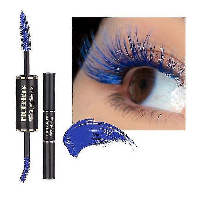 Double-ended Color Mascara - Waterproof Thick Curling Long-lasting Anti-sweat