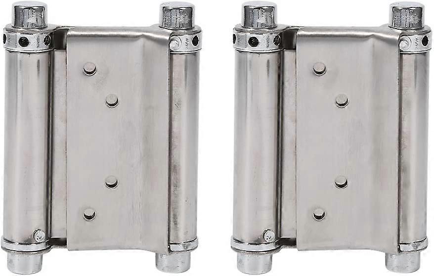 RVS Deurscharnieren Zelfsluitend Een Paar/4 Inch/Rvs Zwarte Scharnier Voor Deur Mut... – Vicedeal Zware Deur Scharnieren