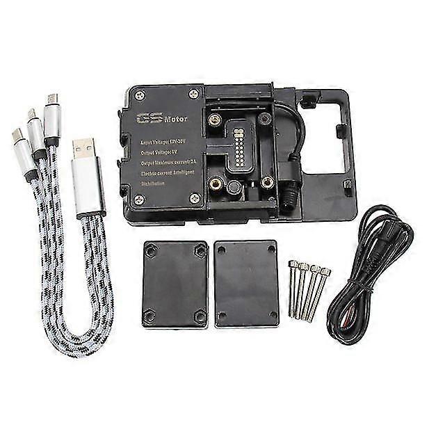 Pour Bmw R 1200 Rt 2013 2012 2011 2010 R1200rt Nouveau support de navigation de moto Navigateur GPS Navigateur USB Chargement Support de téléphone