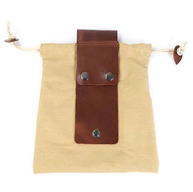 Canvas foraging orchard pouch collapsible waist fruit picking bag hanged tool for hiking mushroom picking