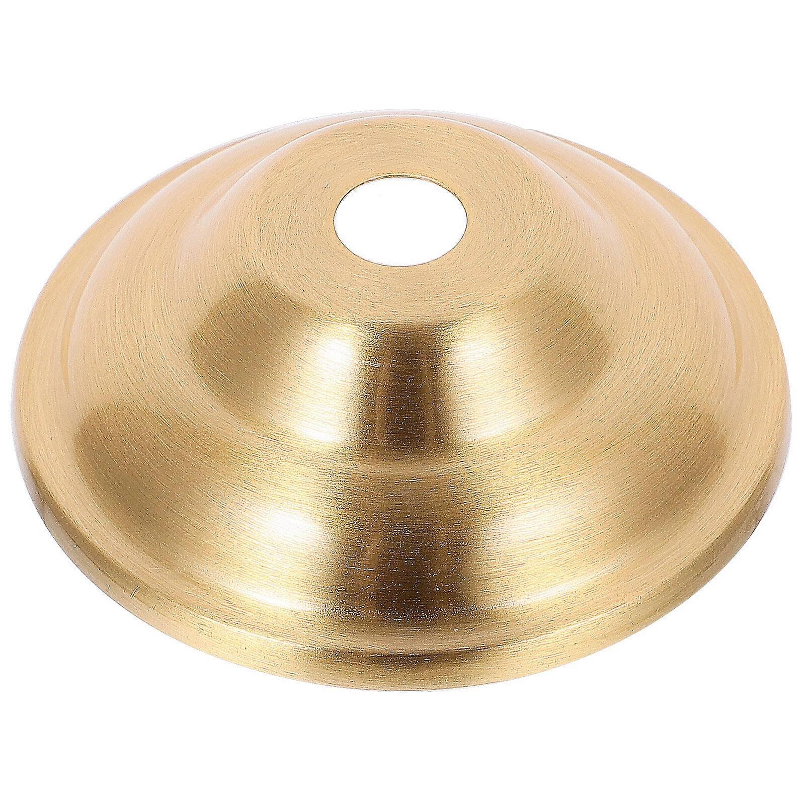 Brass Lamp Finial Holder Base Rounded Flat Light Holder Light Fitting Accessory