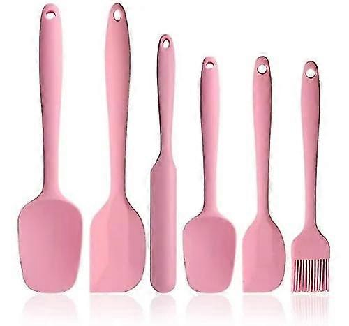 Ensemble de spatules en silicone, conception monobloc résistante à la chaleur, caoutchouc antiadhésif