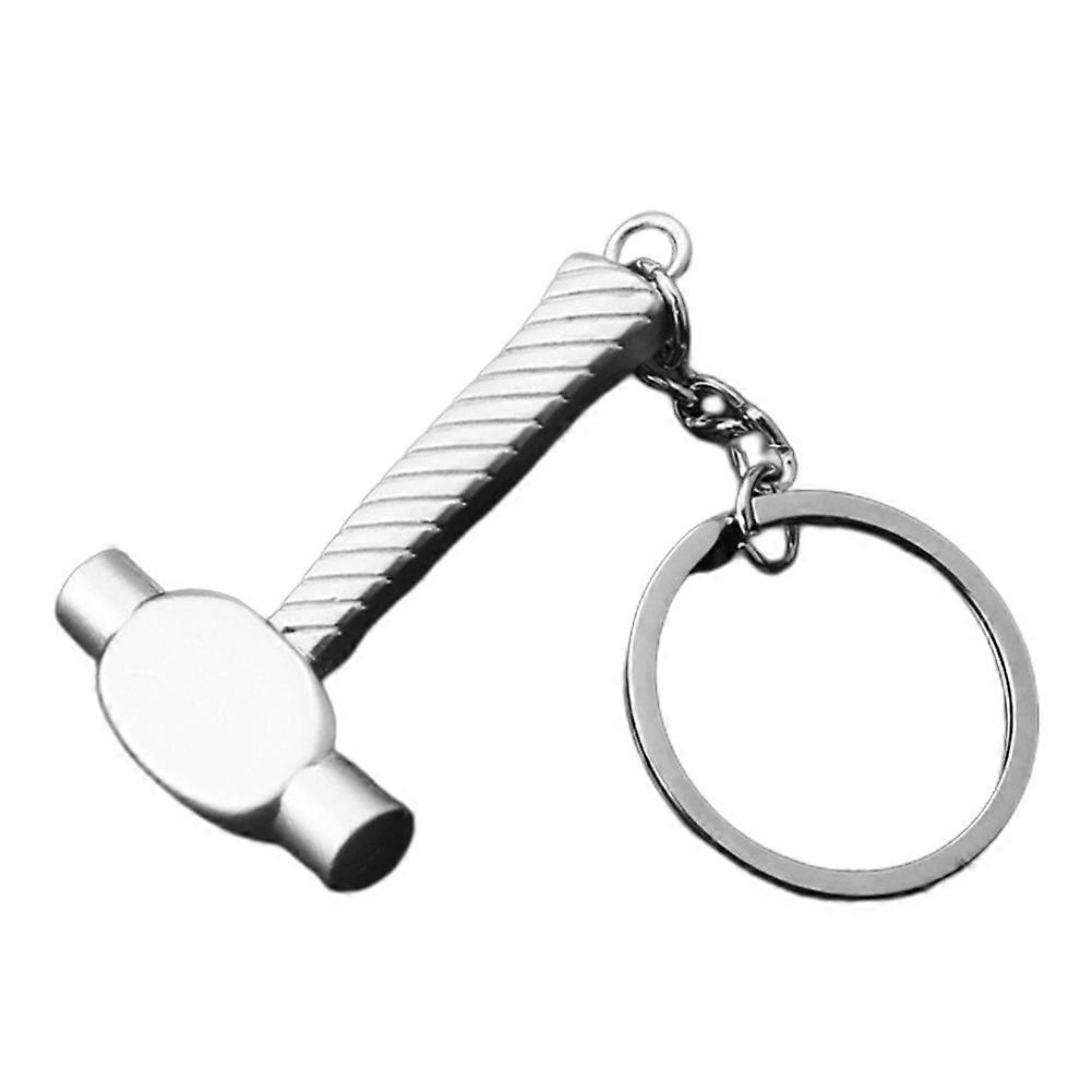 Zinc Alloy Wrench Spanner Hand Tool Shaped Design Pendent Keyring Key Chain Gift QinHai
