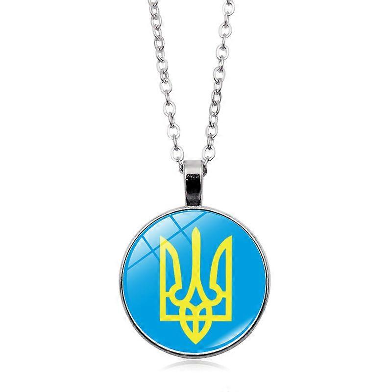 Ukrainian Time Stone Pendant Necklace