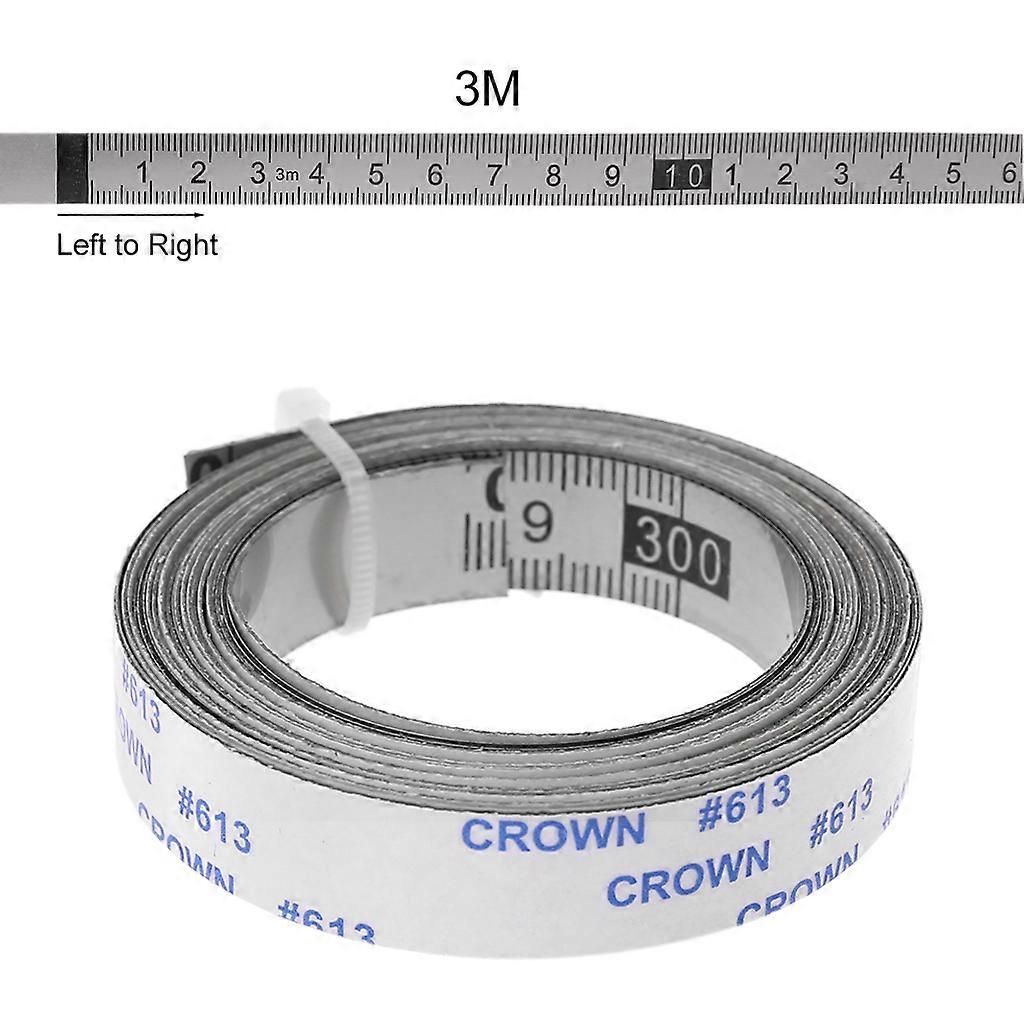 Oțel inoxidabil Miter Track Tape Measure Autoadeziv Metric Scale Ruler