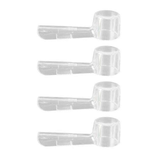 4Pcs Toothbrush Protective Case Toothbrush Head Protective Cover Dustproof Washable Reusable Toothbrush Protector