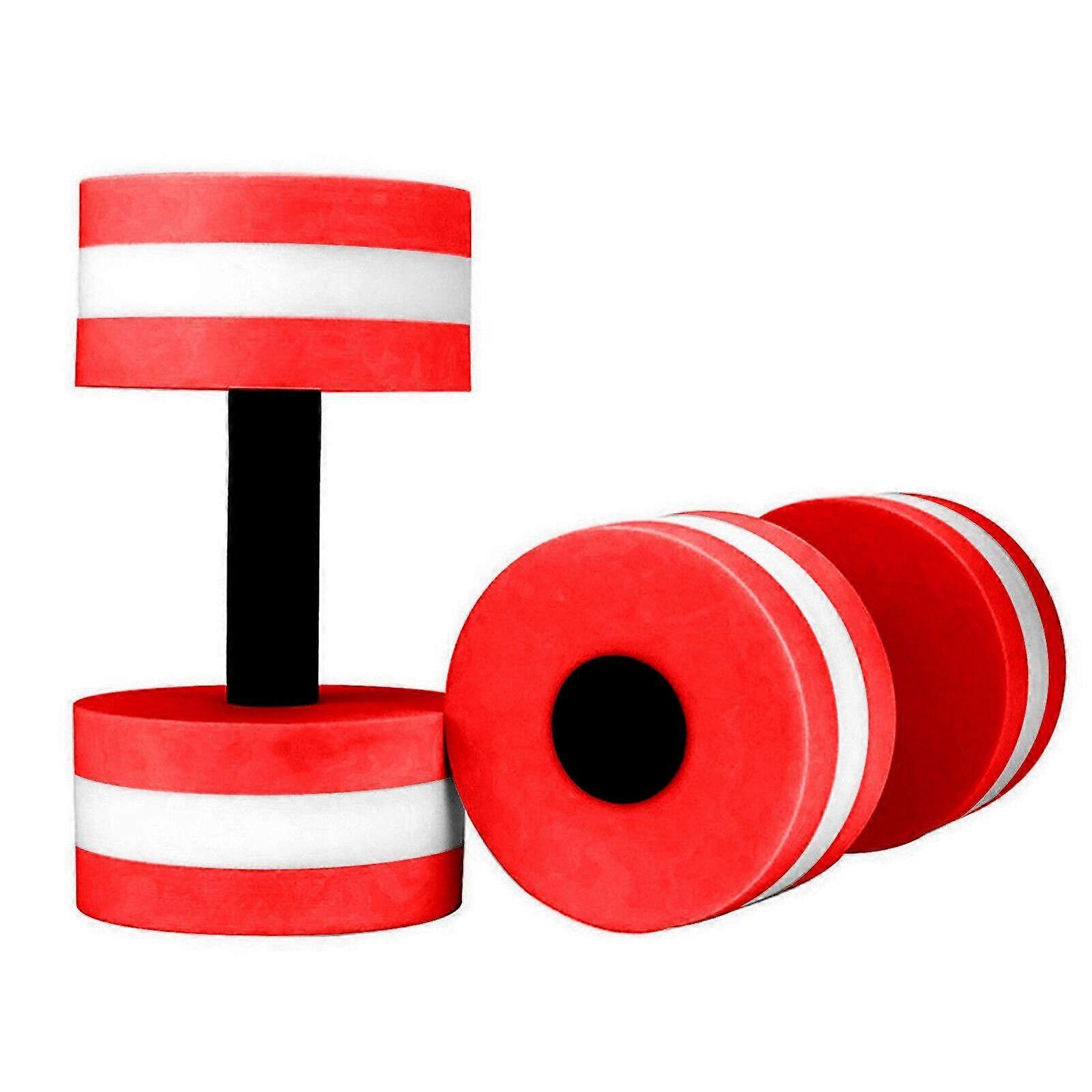 Dumbbells 1 Pair Aqua Fitness Barbells Foam Dumbbells Hand Bars Pool Resistance Exercise