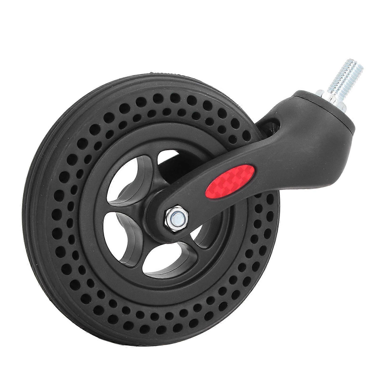 6 Inch Honeycomb Wheelchair Wheel Accessory Replacement Rubber Anti Skid Tire Wheel for Walking Aid