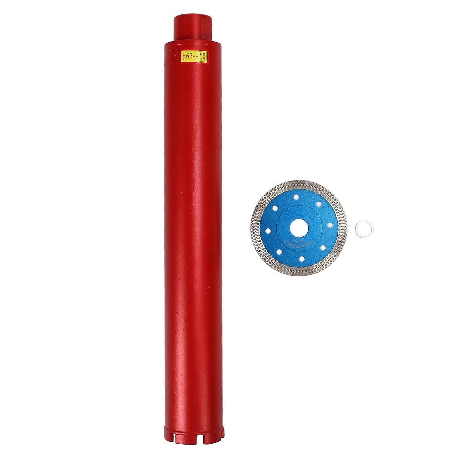 2.5in Core Drill Bit 5/8‑11 Thread Hole Drilling Saw Alloy Steel Diamond Hole Opener for Concrete Re