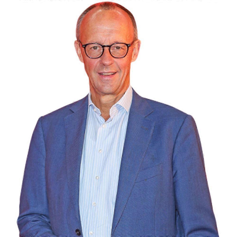 Friedrich Merz (Blue) Half Body Buddy Cutout