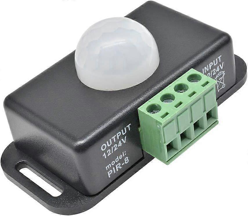DC12V 8A Adjustable Motion Sensor Automatic Switch for Cabinets,Living Room,Stairs,Garage,LED Strip Lights.