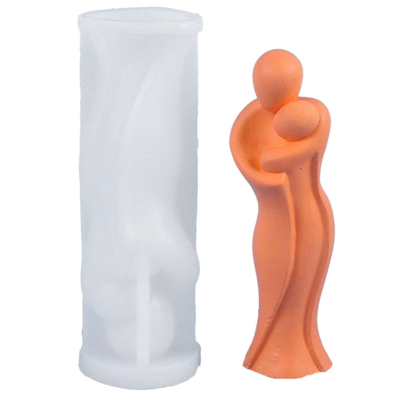 Roman Column Candle Silicone Mold Handmade Desktop Decor Gypsum Epoxy Resin Molds Scented Candle Mould Home Decorations