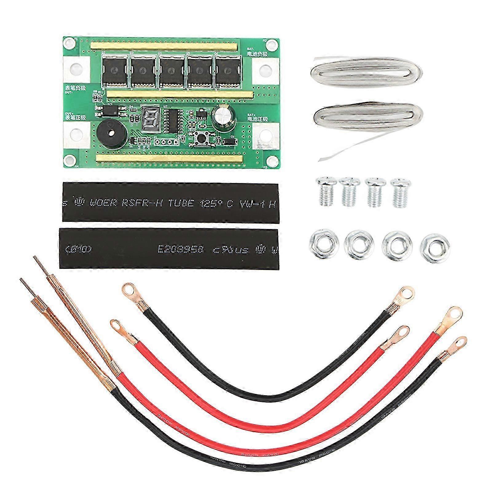 Spot Welder Control Board 8 Level Adjustable DIY Kit 18650 Lithium Batteries Automatic Welding